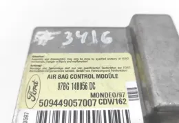509449057007 блок управления AirBag (SRS) Ford Mondeo MK II 1998