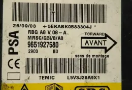 48580 блок управления AirBag (SRS) Citroen C3 2002