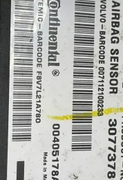 3077378 блок управления AirBag (SRS) Volvo V50 2008