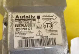 550789300 блок управління AirBag (SRS) Renault Vel Satis 2002