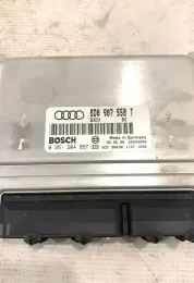 Блок управления двигателем 0261204957 vw audi 1.8 8d0907558t immo off