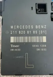 00401298 блок управления дверей Mercedes-Benz E W211 2005