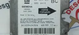 53585 блок управління AirBag (SRS) Opel Astra G 2000