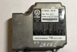 221098117 блок управления AirBag (SRS) Volkswagen PASSAT CC 2010