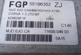 4Z6629F1F блок управління ECU Opel Corsa C 2003