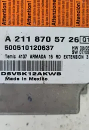 500510120637 блок управління AirBag (SRS) Mercedes-Benz E W211 2005