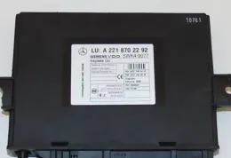 A221702292 блок управління двигуном Mercedes-Benz CL C216 2006 - фото
