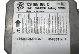 35030314F блок управления AirBag (SRS) Volkswagen Sharan 2003