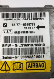 02B2556C1901S блок управління AirBag (SRS) BMW 5 E39 2002