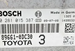 0281015387 блок управління ECU Toyota Yaris 2005