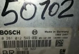 BR55198922 блок управління ECU Opel Zafira B 2008