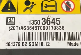 S3645T090170836 блок управління AirBag (SRS) Opel Insignia A 2009