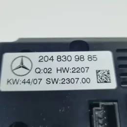 2048309885 блок управління кондиціонера Mercedes-Benz C W204 2007 р.в.