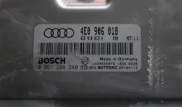 Audi A8 D3 блок управления двигателем W12 BHT