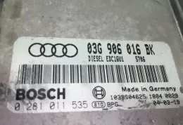 Блок управления двигателем 0281011535 audi a3 8p0 03g906016bk