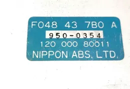 F048437B0A блок управления ABS Mazda 929 1989