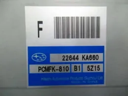 22644KA660 блок управления двигателем Subaru