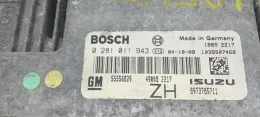 1039S07468 блок управління ECU Opel Astra H 2007