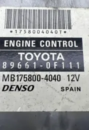 MB1758004040 блок управління ECU Toyota Verso 2008