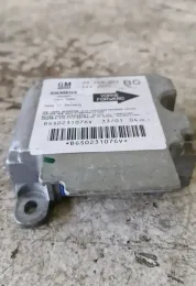 BGS0231076V блок управління AirBag (SRS) Opel Zafira A 2002
