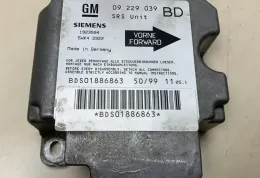 BDS01886863 блок управління AirBag (SRS) Opel Vectra B 1999
