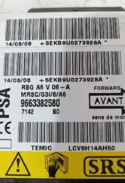 9663382580 блок управління AirBag (SRS) Citroen C2 2003