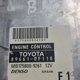 1758009261 блок управління ECU Toyota Yaris 2007