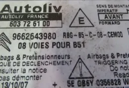 903726100 блок управління AirBag (SRS) Citroen C4 I 2004