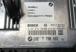 7798422 эбу DME Блок управления двигателем BMW