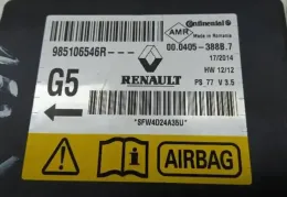 985106546R блок управления AirBag (SRS) Renault Megane III 2014