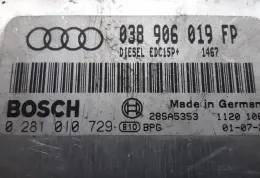 0W81010729 блок управления двигателем Audi A4 S4 B6 8E 8H 2002