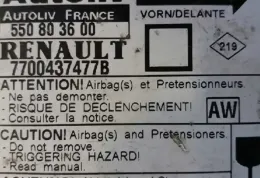 A0762EO1819 блок управления AirBag (SRS) Renault Megane II 2002
