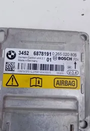 6678191 блок управління AirBag (SRS) BMW 6 F06 Gran coupe 2017
