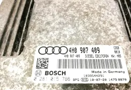 Блок управления ECU 0281015766 ecu audi a8 4.2 4h0907409