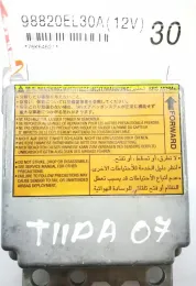98820EL30A блок управления AirBag (SRS) Nissan Tiida C11 2007 - фото