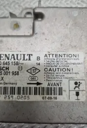 072590205 блок управління AirBag (SRS) Renault Clio III 2008