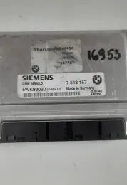 7547787 блок управления двигателем BMW X3 E83 2004 - фото