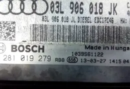 Блок управления 03L906018JK audi q5 2.0tdi 0281019279