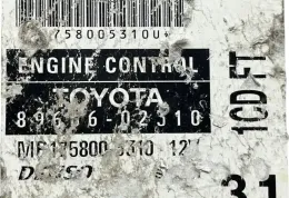 7580053100 блок управління двигуном Toyota Corolla E120 E130 2006