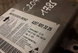 2078203226 блок управління AirBag (SRS) Mercedes-Benz E A207 2009