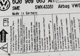 23040417F блок управління AirBag (SRS) Volkswagen Caddy 2009