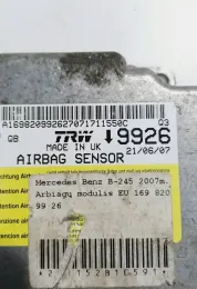 A698209926 блок управління AirBag (SRS) Mercedes-Benz A W169 2005