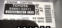 8966152311 блок управления ECU Toyota Yaris Verso 2000