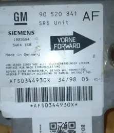 9195790 блок управления AirBag (SRS) Opel Astra G 1998