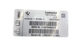 13B2080C3138G блок управління AirBag (SRS) BMW 5 F10 F11 2012