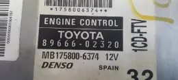 8966602320 блок управления ECU Toyota Corolla Verso E121 2002