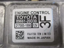 8966120D30 блок управления двигателем Toyota Allion
