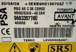 48805 блок управління AirBag (SRS) Citroen C2 2003
