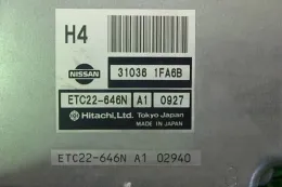 310361FA6B блок управления коробкой передач Nissan Cube
