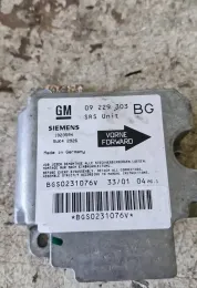 BGS0231076V блок управління AirBag (SRS) Opel Zafira A 2002